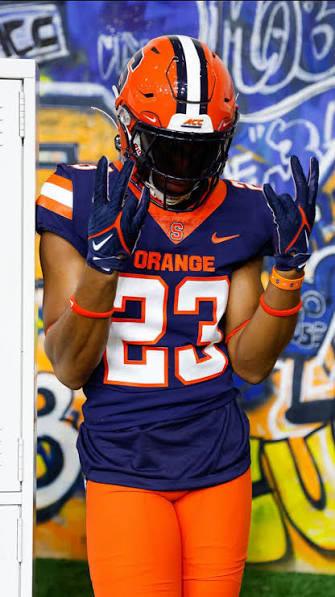 Syracuse player, number 23, in uniform